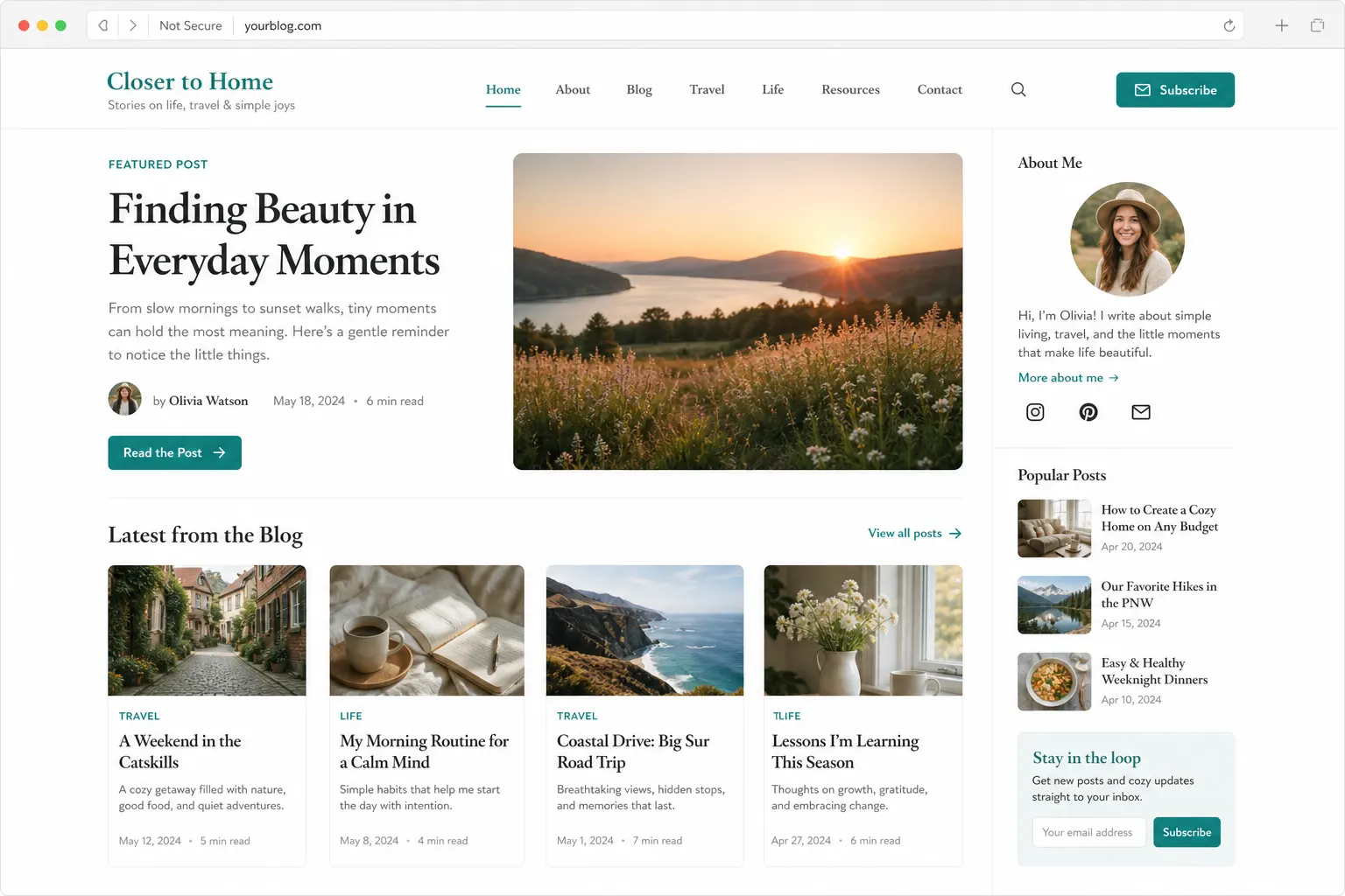 Blog preview
